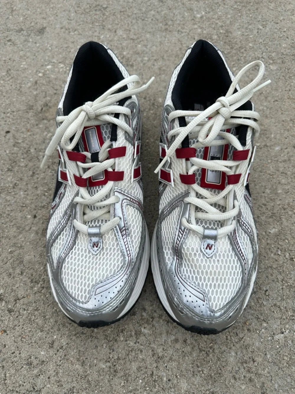 New Balance 1906R Silver Metallic Classic Crimson‎ Men's Shoes Sneakers M1906REA